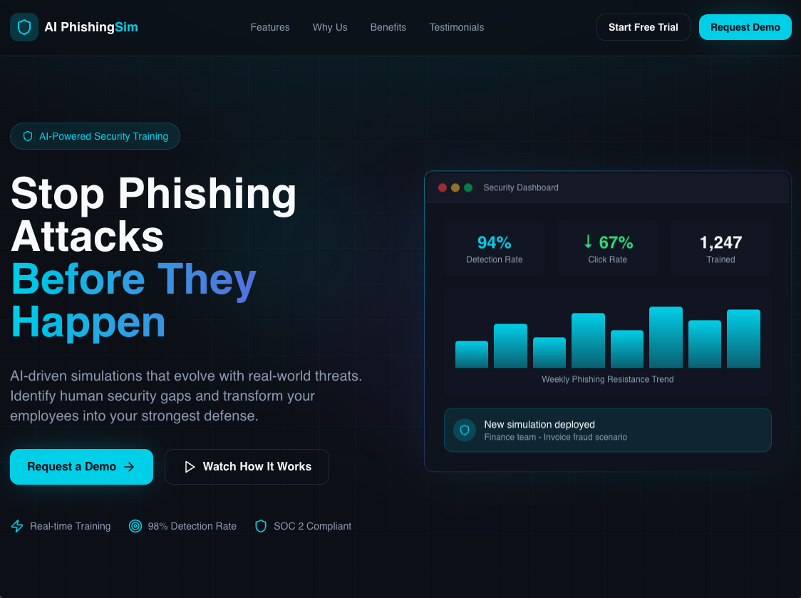 SprintAI Innovation Project: AI Phishing Sim - AI-driven simulations that evolve with real-world ...