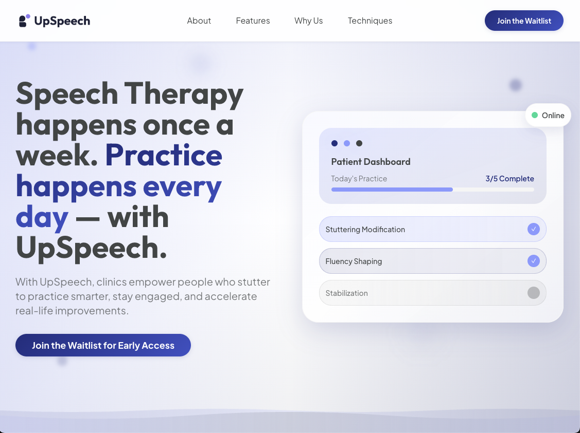 SprintAI Innovation Project: Upspeech - Speech Therapy for clinics to empower people who s...